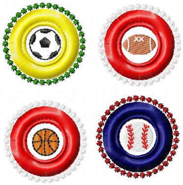 Sports Fringe Embroidery Set