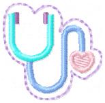 Stethescope Embroidery File