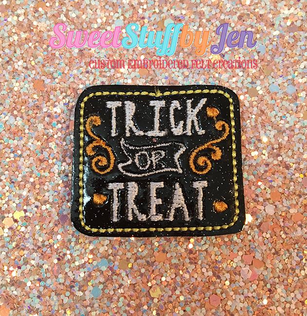 SSBJ Trick or Treat Swirl Embroidery File