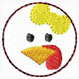 Turkey Girl Embroidery File