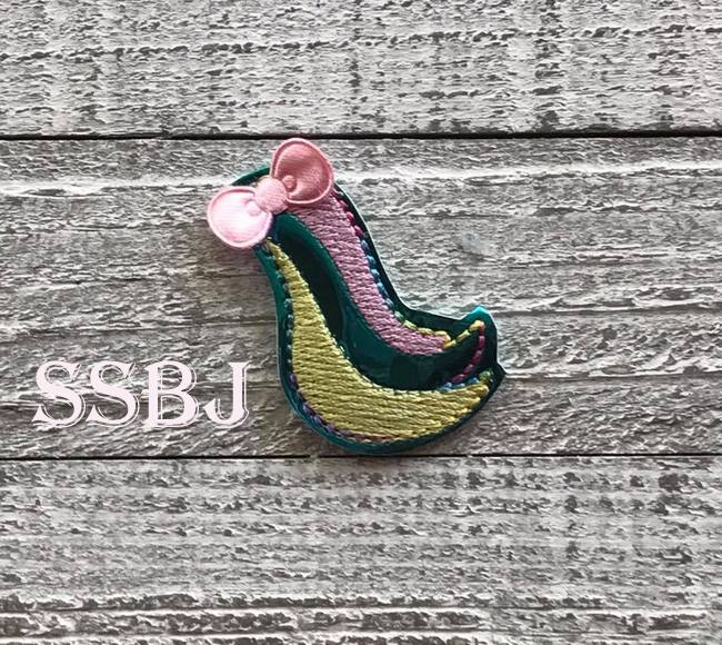 SSBJ Planner Peeker Unicorn Tail Embroidery File