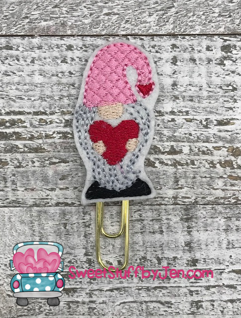 SSBJ Valentine Gnome Embroidery File