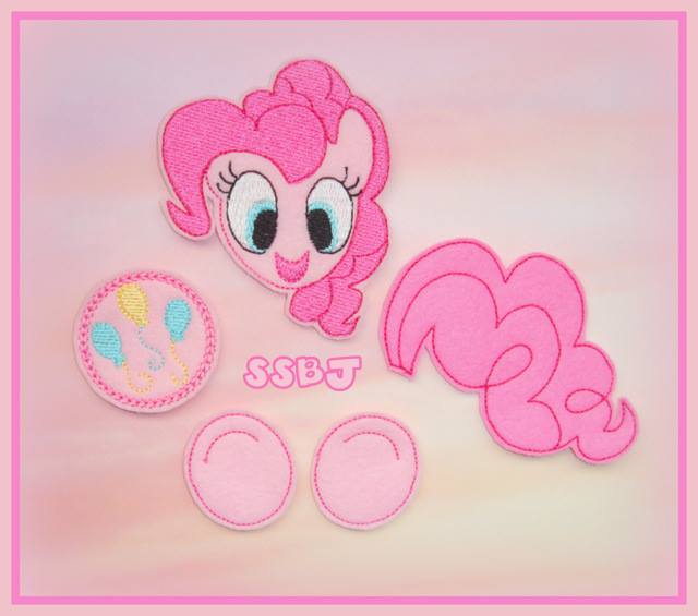 Little Pony Parts-Pinky Embroidery File